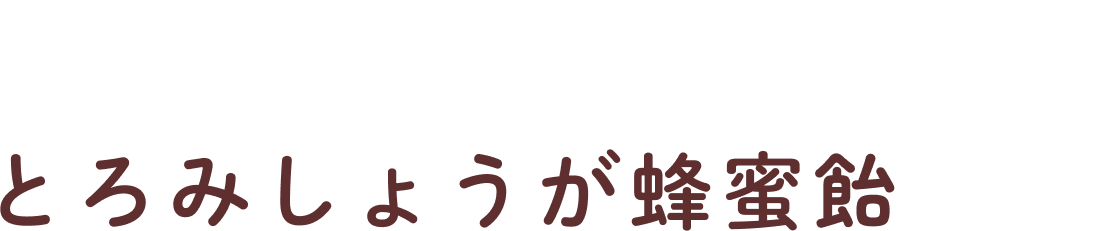 とろみ梅うめぼ志し飴 とろみしょうが蜂蜜飴とは？